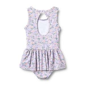 Купальник с оборками Wheat "Erna Purple Light Petunias", королевские петунии